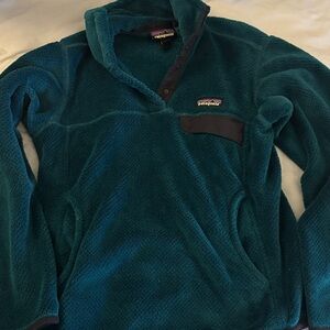 Patagonia Deep Teal Fleece Jacket